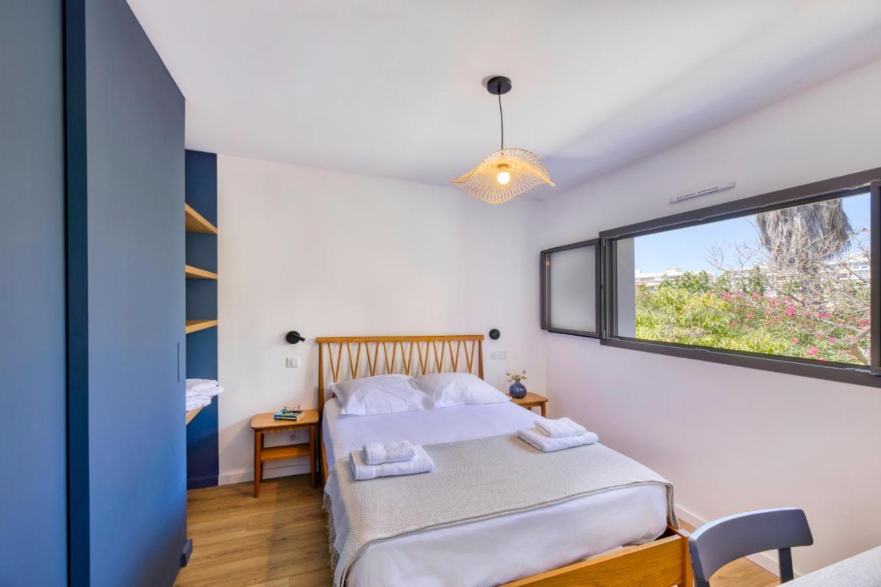 South-Of-France T2 Neuf Haut De Gamme, Climatise, Parking Gratuit, 2Eme Ligne Balcon كارنو بلاج المظهر الخارجي الصورة