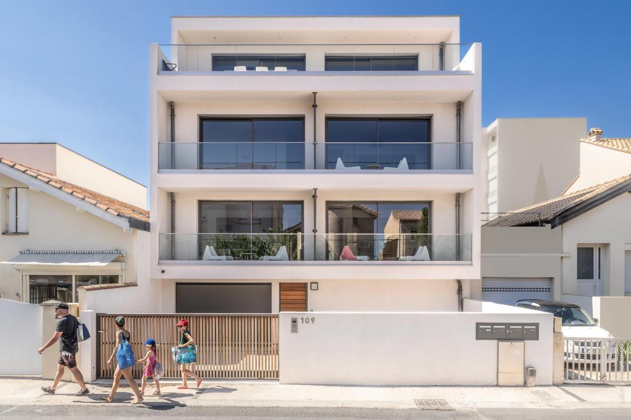 South-Of-France T2 Neuf Haut De Gamme, Climatise, Parking Gratuit, 2Eme Ligne Balcon كارنو بلاج المظهر الخارجي الصورة